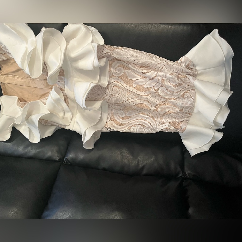 PRETTYLITTLETHING ruffle dress